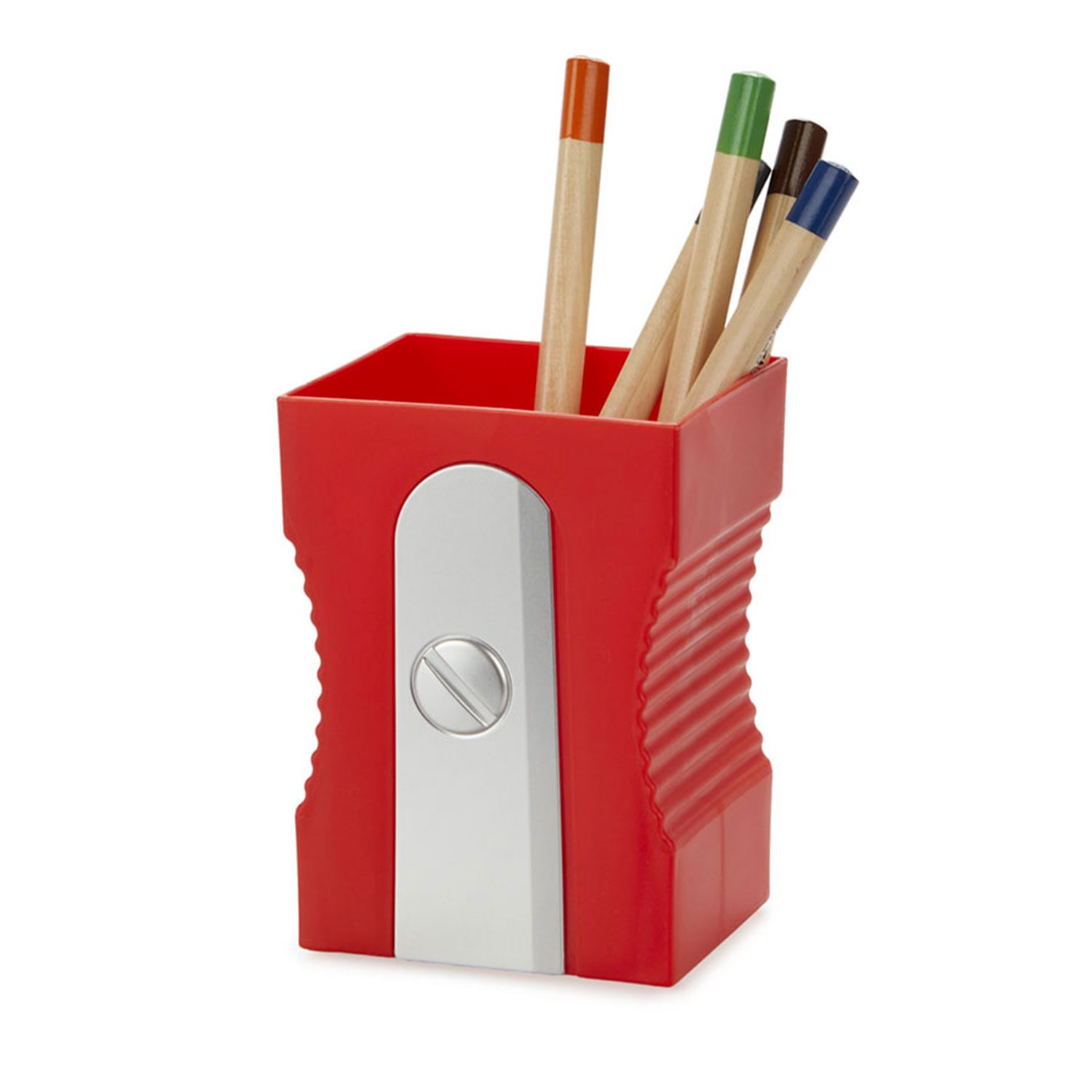 Pot à crayons rouge de Balvi - Ze Desk